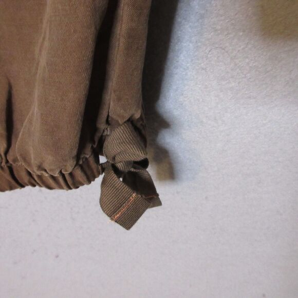 Pilcro Anthropologie Jogger Pants Brown Linen Lyocel Pockets Relaxed Fit - Picture 4 of 16